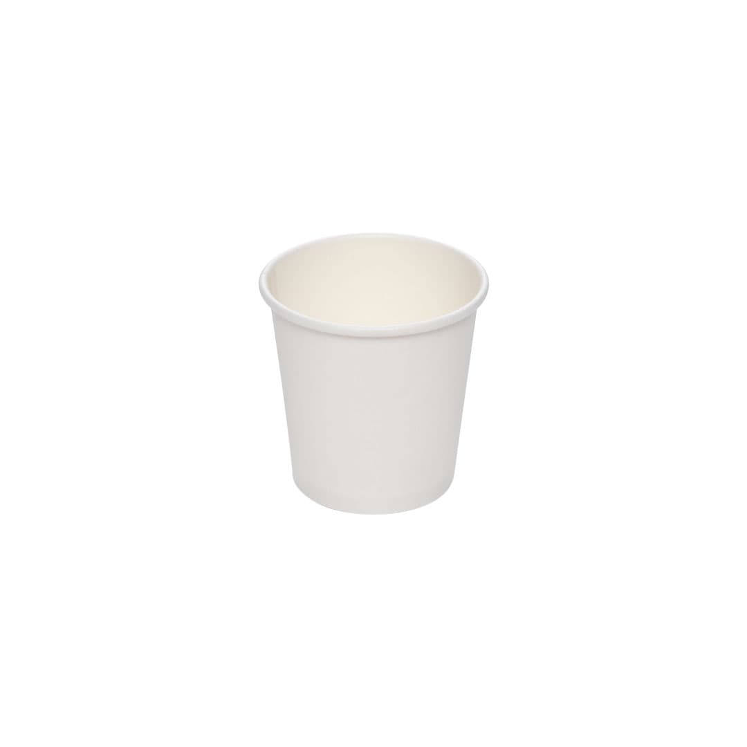 White Single Wall Coffee Cups